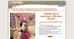Desktop Screenshot of greyhoundrescuerehab.org